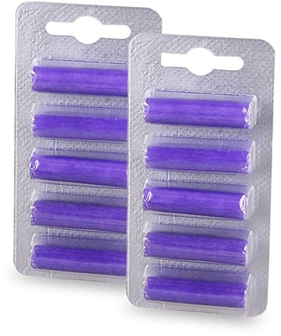 PATONA 10x Duftstäbchen Deo Sticks Lufterfrischer Duft für alle Staubsauger mit Beutel lila Lavendel