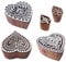 Stoff Holz Druck Indisch Paisley Muster Blocke Stempel (Set von 5)
