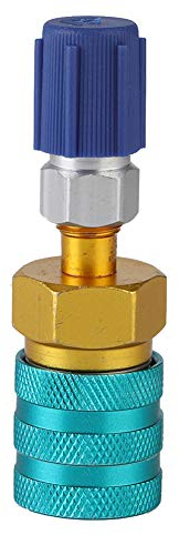 Auto Klimaanlage Fitting Schnellkupplung, QC1234L+13LS5V1 R1234YF Low Side Quick Adapter Kupplung Auto Klimaanlagen Fitting