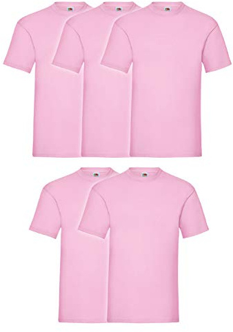 Fruit of the Loom - Iconic Tee, Lightweight Ringspun Tee, 5 Pack, T-Shirt Uomo