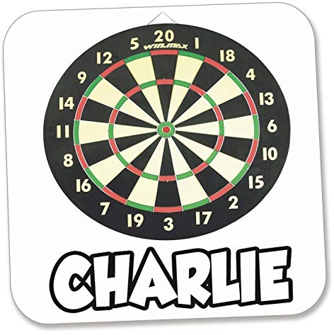 Personalisierbarer Untersetzer – Dartscheibe – Geschenk – Geburtstag – Weihnachten – Strumpffüller – Wichteln