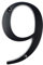 HASWARE Numero civico Segnale 4 pollici (10 cm) Numeri di porta moderni Segnaletica Targa Indirizzo di casa Numeri in lega di zinco (9, Nero)