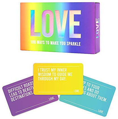 Love - 100 Affirmationskarten, die Sie zum Funkeln bringen