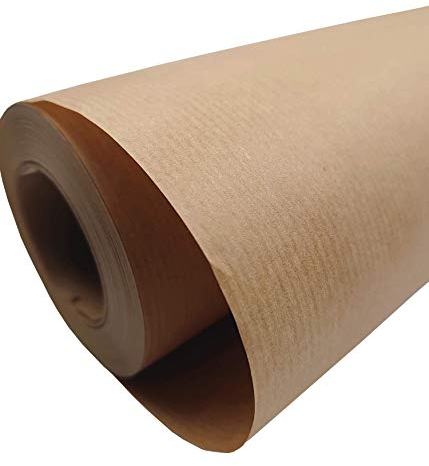 PAKNOR® 44 cm - 50 m Braun KRAFTPAPIER, Geschenkpapier, Kraftpapierrolle Ideal für Kunsthandwerk, Geschenkverpackung Verpackung, Packpapier, Lebensmittelpapier