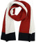 Tommy Hilfiger Herren Striped Scarf Herrenschal, Weiße Flagge, Einheitsgröße