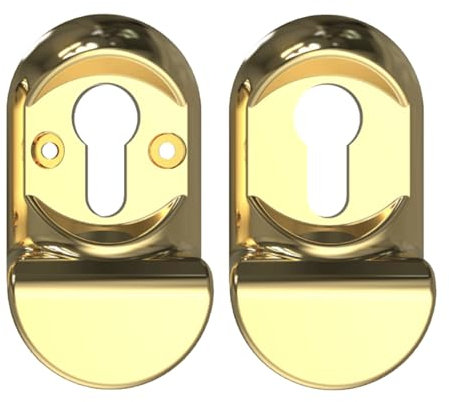 Ultion Sweet Cylinder Pull Keyhole Cover - Matching Door Furniture Available (Gold)
