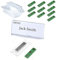 PERFETSELL 10 Pezzi Badge Magnetici Portanome Targhette Magnetiche Autoadesive con 3 Potenti Magneti al Neodimi per Bavero di Giacca, Camicia, Uniformi