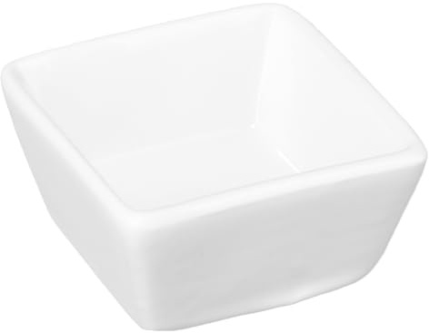METRO Professional Tapasschale klein, Porzellan, 6 x 6 x 2 cm, eckig, weiß, 6 Stück