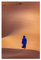 artboxONE Poster 150x100 cm Natur Tuareg in den Dünen hochwertiger Design Kunstdruck - Bild Sahara arabien beduine