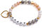 LParkin Armband Braut Brautgeschenk Handgefertigtes Stretch Armband mit Edelsteinperlen