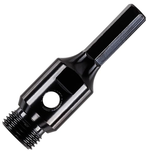 Rennie Tool - Hex Adapter x 88mm Long For Diamond Core Drill Bits | 1/2 BSP Thread Heavy Duty Core Drill Arbor, Hex Shank Adapter For Diamond Core Drill
