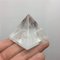 AHSKY Pirámide de Cristal de Cuarzo Transparente Natural, 1 Unidad, 3-6cm, curación de Reiki Transparente, pirámide de Cristal Blanco Natural, Pulido de Piedra cruda BB03 (Color : 4cm)