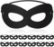 12 Stück Augenmasken Schwarze Maskerade Augenmasken Halloween Ball Kostüm mit Gummiband Herren Maske Weltbuchwoche Tag Masken für Halloween Festival Karneval Kostüm Cosplay Party