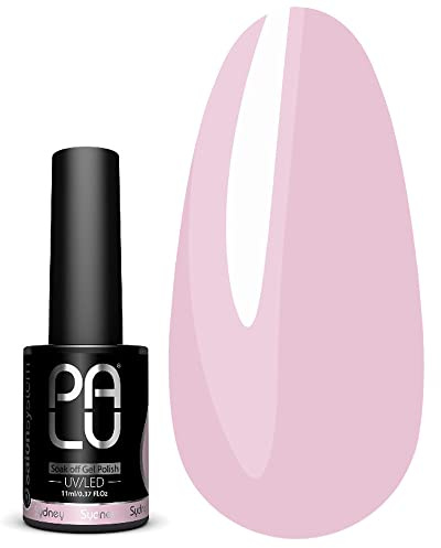 PALU – UV Nagellack LED Hybridlack – Gel Nagellack UV SYDNEY – Glatte Oberfläche – Hohe Pigmentierung – hält bis zu 3 Wochen – Professionelle Qualität Nageldesign – 11 g – M4 – Rosa