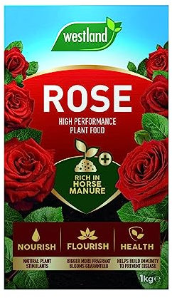1kg Rose Plant Food, Specially Blended Feed for Roses & Flowering Plant