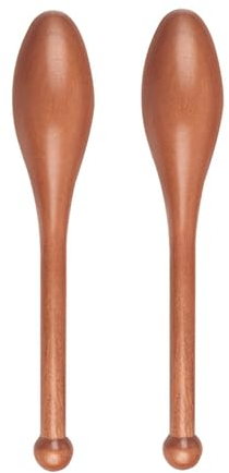 Indian Wooden Clubs,Macebell,Weighs About 0.84kg (Pair),For Body Shaping,Comprehensive Physical Training,Total Length 45cm.