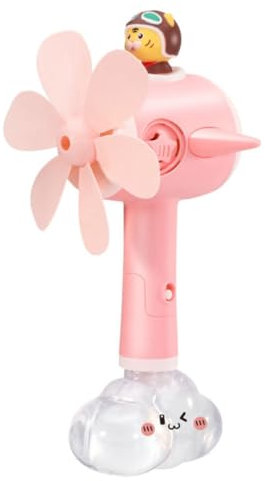 KOMBIUDA Ventilateur Souffleuse à Bulles Machine à Bulles Portable Machine à Bulles Automatique Souffleur De Bulles Automatique Jouets D'été Plastique Souffleur De Feuilles Enfant Plage