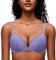 Deyllo Sujetador Push-up de Encaje Mujer, cómodo y Acolchado, con Aros, para Aumentar una Talla Violet 100C