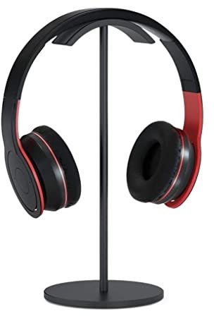 Kopfhörer-Aufhänger, Kopfhörer-Aufhänger, Headset-Halter, Headset-Ständer, U-Typ-Bogen-Aluminium-Kopfhörer-Ständer, stabiler Gaming-Headset-Halter, Kopfhörer-Rack, rutschfestes Silikon-Pad, Kopfhörer-