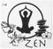 Zen Yoga Wandaufkleber Yoga Meditation Raum Wandaufkleber Zen Lotus Meditation Aufkleber Home Dekoration Yoga Liebhaber