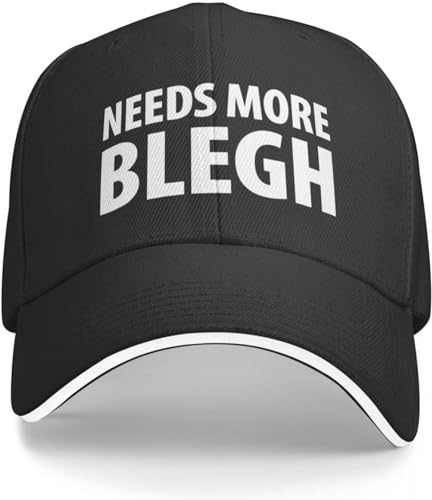 TeysHa Baseballkappe Snapback Sonnenhut braucht mehr Blegh-Kappe Baseballkappe Designer-Mütze Baseballkappe Mann lustige Mütze Damenmütze Herren Männer und Frauen