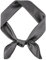 DAMILY Bandana, Bandana Kopftuch Herren Halstuch Head Scarf, Seidentuch Einfarbiger Weicher Seidentuch, 70 cm x 70 cm (Grau)