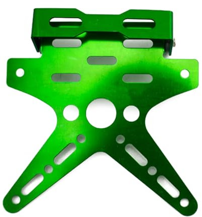 YiQinzcxg Vielseitiger Nummernschildrahmen Für Motorräder Und Motorroller Aluminium Nummernschildhalterung Nummernschildhalterungen