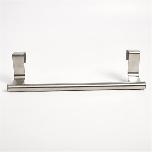 Stainless Steel Over Door Towel Rail Heater - Modern Kitchen & Bathroom Towel Bar Rack Holder(B)