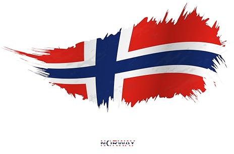 2 x Aufkleber Flagge Norwegen Norway Airbrush 8 x 5 cm Sticker Flagge Fahne Carsticker