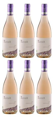 Vignobles Michel Gassier Gris de Grenache Rosé AOC Rotwein Rot trocken BIO Frankreich inkl. FeinWert E-Book (6 x 0.75 l)