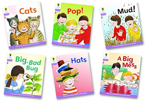 Oxford Reading Tree: Level 1+: Floppy's Phonics Fiction: Pack of 6