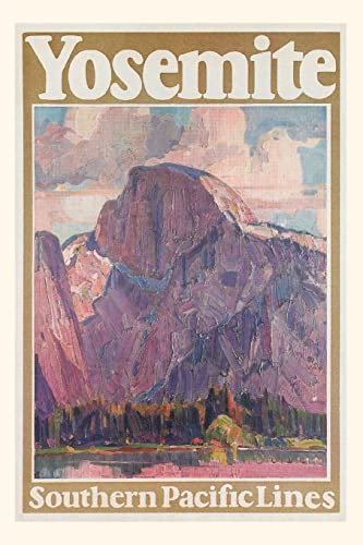 Vintage Journal Travel Poster for Yosemite National Park (Pocket Sized - Found Image Press Journals)