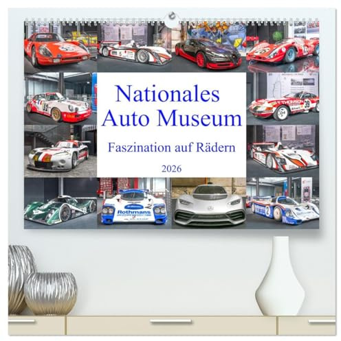 Nationales Auto Museum, Faszination auf Rädern (hochwertiger Premium Wandkalender 2026 DIN A2 quer), Kunstdruck in Hochglanz: Hier erlebt man die ... Klassikern. (CALVENDO Technologie)