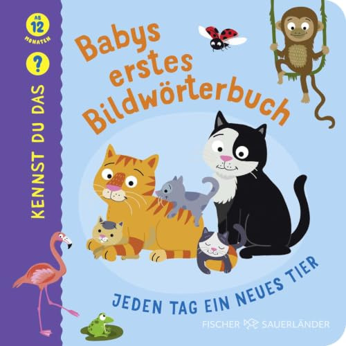 Kennst du das? Babys erstes Bildwörterbuch. Jeden Tag ein neues Tier: ab 12 Monaten | Pappbilderbuch mit lustigen Tier-Reimen für Kinder ab 12 Monaten