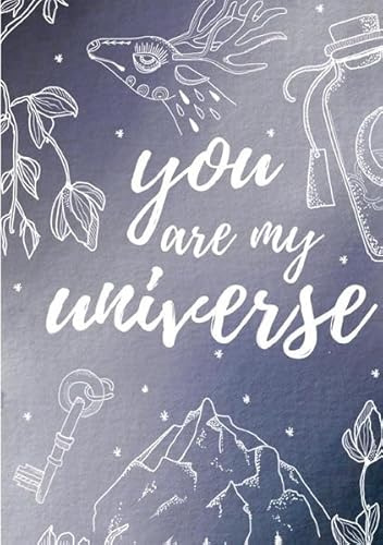 Moon Collection / Notizbuch, Bullet Journal, Journal, Planer, Tagebuch You are my Universe