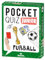 Moses. Pocket Quiz Junior Fußball, Das Kinderquiz mit 100 Fragen und Fakten rund um die beliebteste Sportart der Welt, Kompaktes Rate-Quiz für Kinder ab 8 Jahren