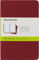 Moleskine Cahier Notizhefte (blanko, Pocket, Kartoneinband) 3-er-Set preiselbeerrot