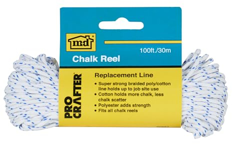 M-D Building Products 00687 100-Feet Chalk Replacement Reel Line by M-D Building Products