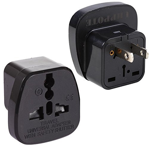 UHPPOTE Type A Power Plug Travel Adapter Adaptor Outlet for US American China Japan (Pack of 2)