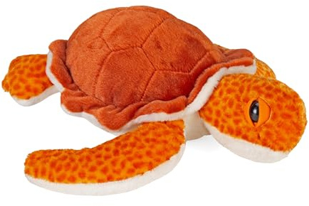 WILD REPUBLIC 21464 Cuddlekins Karettschildkröte Turtle, Unechte Meeresschildkröte, 30 cm