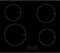 electriQ 60cm 4 Zone Induction Hob Black