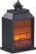 Carlo Milano LED Kamin: Elektro-Deko-Kamin, Flammen-Optik, USB- & Batterie-Betrieb, 38 cm Höhe (LED Kaminfeuer mit Flammeneffekt, Kaminlaterne, Tischleuchte)