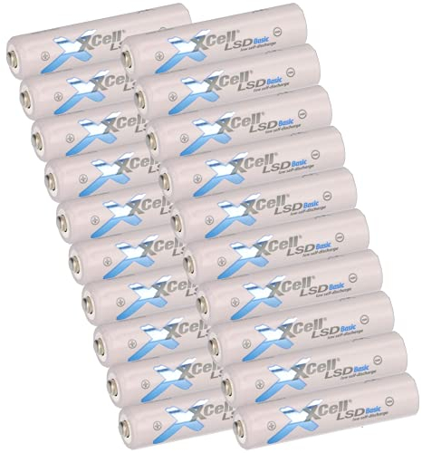 20er Pack AAA Akku LSD Basic NI-Mh 1,2V 800mAh Low self Discharge Akku neueste Generation von Micro Akku Batterien AKKUman Set (20er AAA)