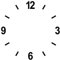 Set Ziffern Zahlen 3cm + Striche schwarz Tattoo Aufkleber Deko Folie Uhr Besteln Zifferblatt 4061963039229