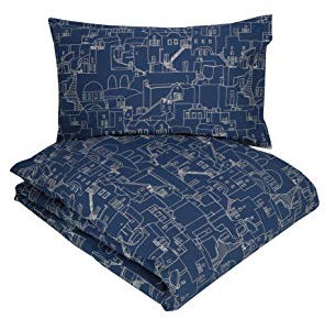 Gabel Parure Copripiumino, Blu iOS, Matrimoniale