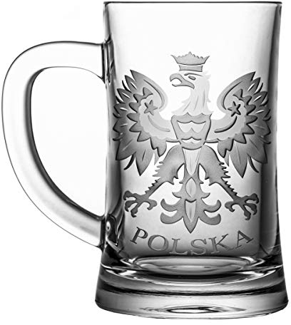 Crystaljulia 05953 Chope à bière en cristal de plomb 500 ml