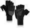 TAGVO Polarvlies Halb Finger Winter Handschuhe Fäustlinge für Damen&Herren,Winddichte thermische Anti-Rutsch Fingerlose Handschuhe,zum Radfahren Wandern Laufen Fotografie Arbeiten bei kaltem Wetter