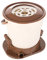 YXCKG Manual Spin Dryer, Spin Dryers Only, Camping Spin Dryer for Clothes, Space Saving, Drying Machine Hand Powered for Camping Apartments Clothes (Color : Brown)