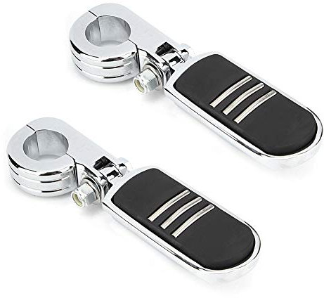 Yctze Repose-pieds chromés de 2 pièces 32 mm avec support pour Honda GoldWing GL1500 GL1800 - Repose-pieds autoroute
