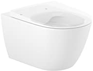 Roca A346687000 Taza Suspendida, Rimless, Coleccion Ona, Blanca (No Incluye Asiento)